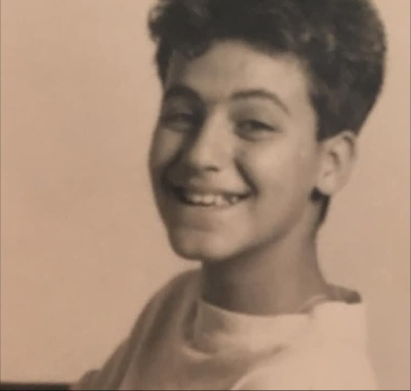 Daniel em criança — África do Sul, anos 80. Um português nascido a 8.000 km de Portugal.