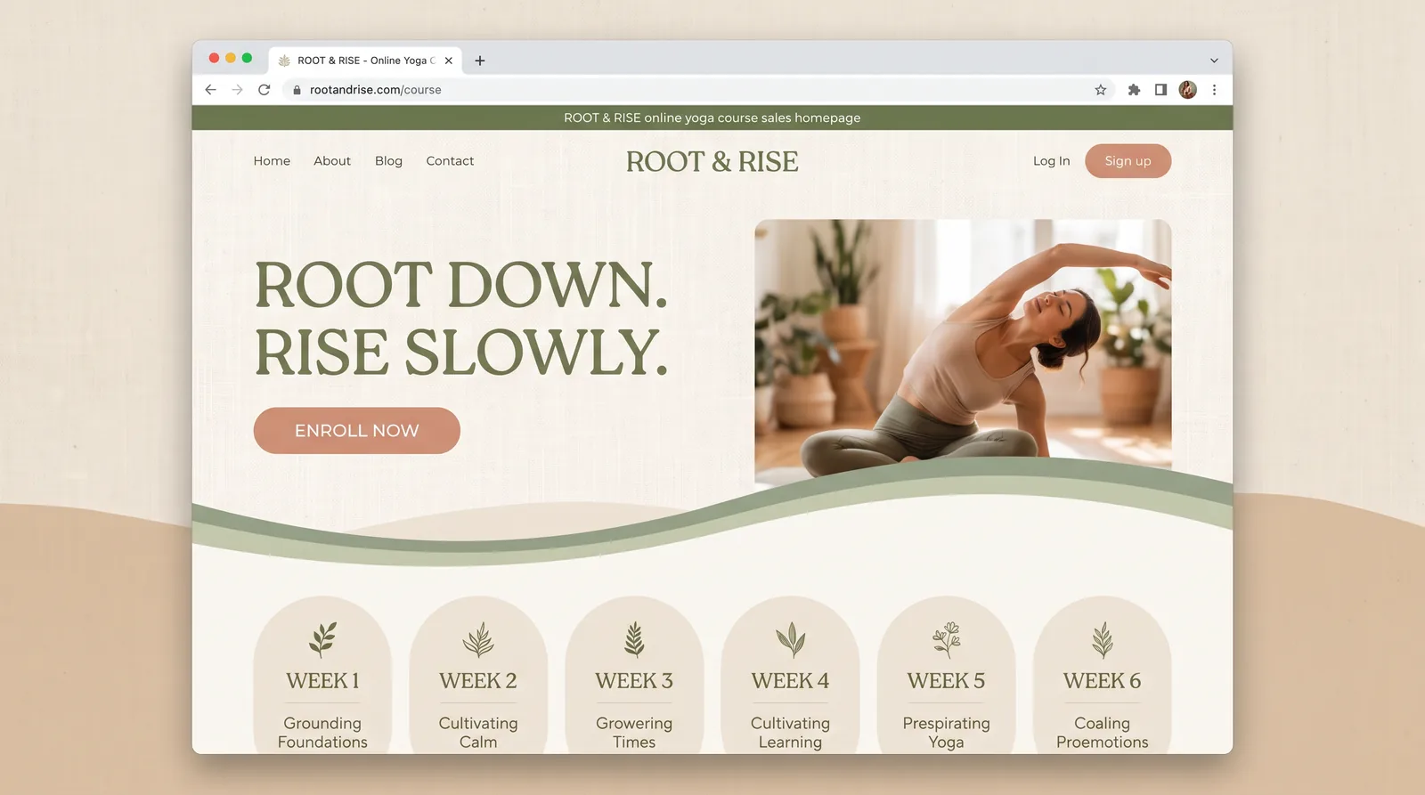 Yoga course